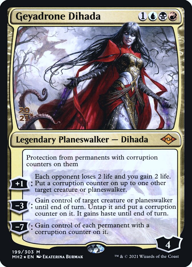 Geyadrone Dihada PMH2-199S Modern Horizons 2 Promos Magic card