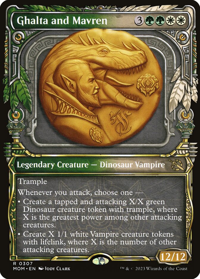 Ghalta and Mavren MOM-307 March of the Machine Magic card