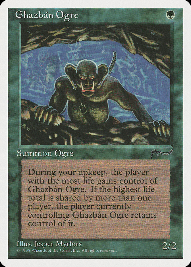 Ghazbán Ogre CHR-65 Chronicles Magic card