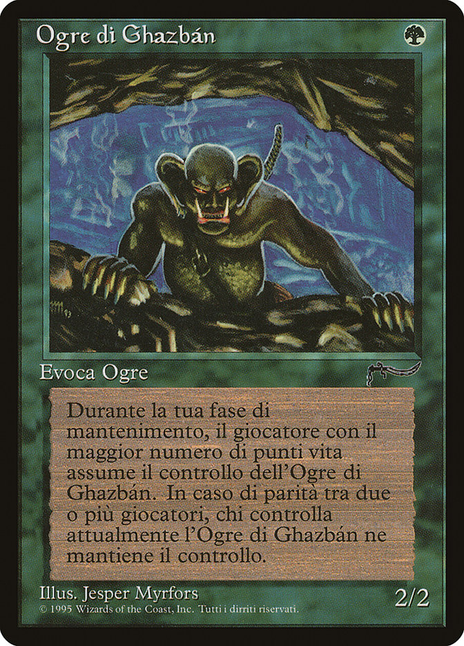 Ghazbán Ogre RIN-121 Rinascimento Magic card