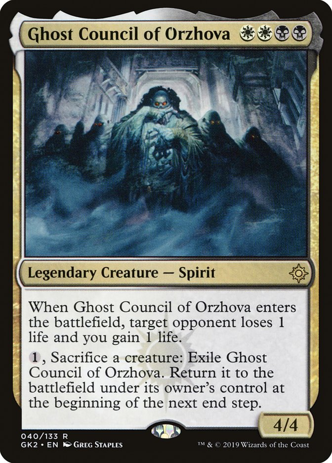 Ghost Council of Orzhova GK2-40 RNA Guild Kit Magic card