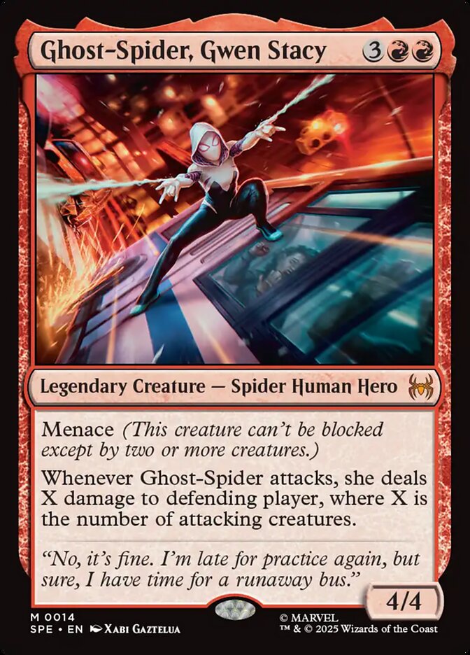 Ghost-Spider, Gwen Stacy SPE-14 Marvel's Spider-Man Eternal Magic card