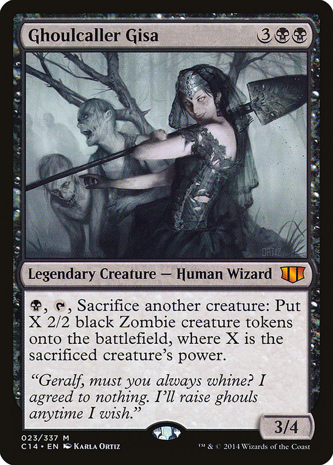 Ghoulcaller Gisa C14-23 Commander 2014 Magic card