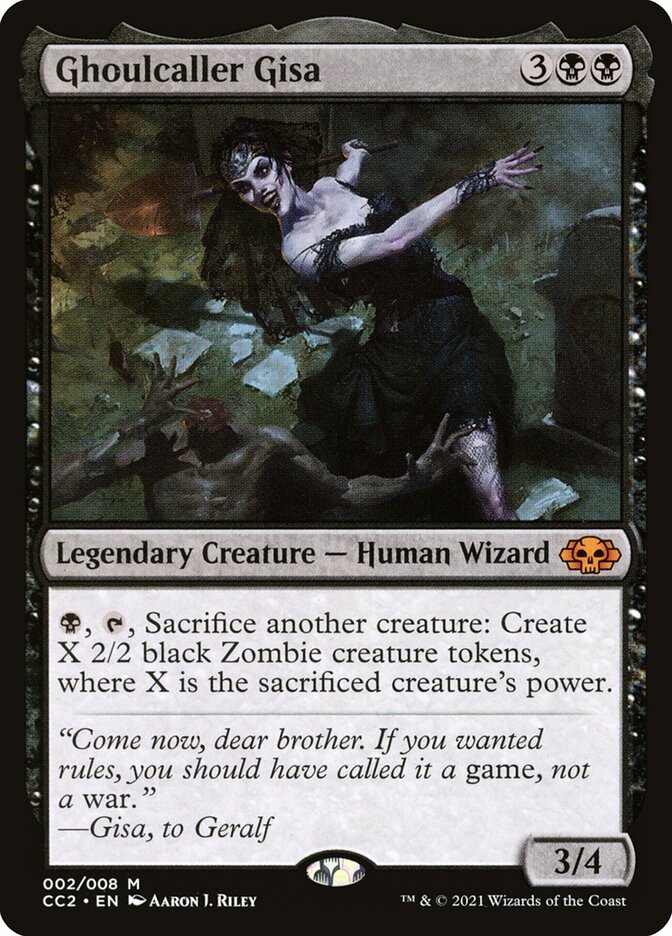 Ghoulcaller Gisa CC2-2 Commander Collection: Black Magic card
