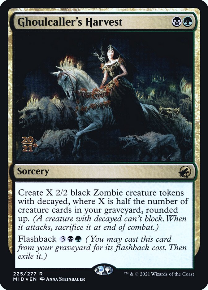 Ghoulcaller's Harvest PMID-225S Innistrad: Midnight Hunt Promos Magic card