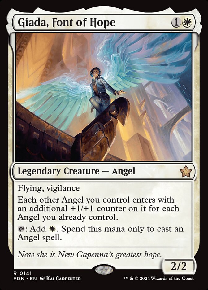 Giada, Font of Hope FDN-141 Foundations Magic card