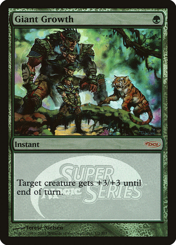Giant Growth PSUS-8 Junior Super Series Magic card