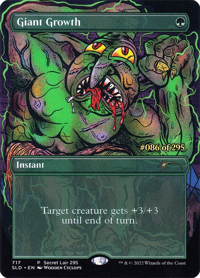 Giant Growth SLD-717 Secret Lair Drop Magic card