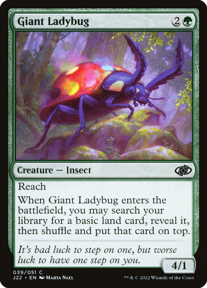 Giant Ladybug J22-39 Jumpstart 2022 Magic card