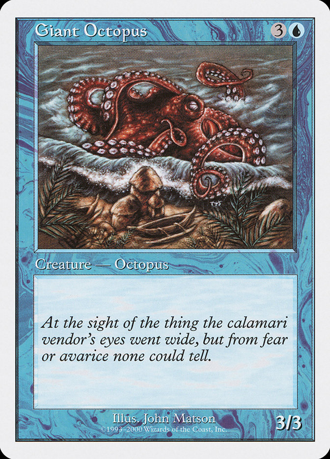Giant Octopus S00-14 Starter 2000 Magic card