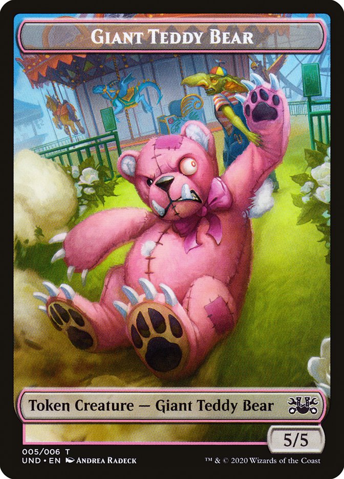 Giant Teddy Bear TUND-5 Unsanctioned Tokens Magic card