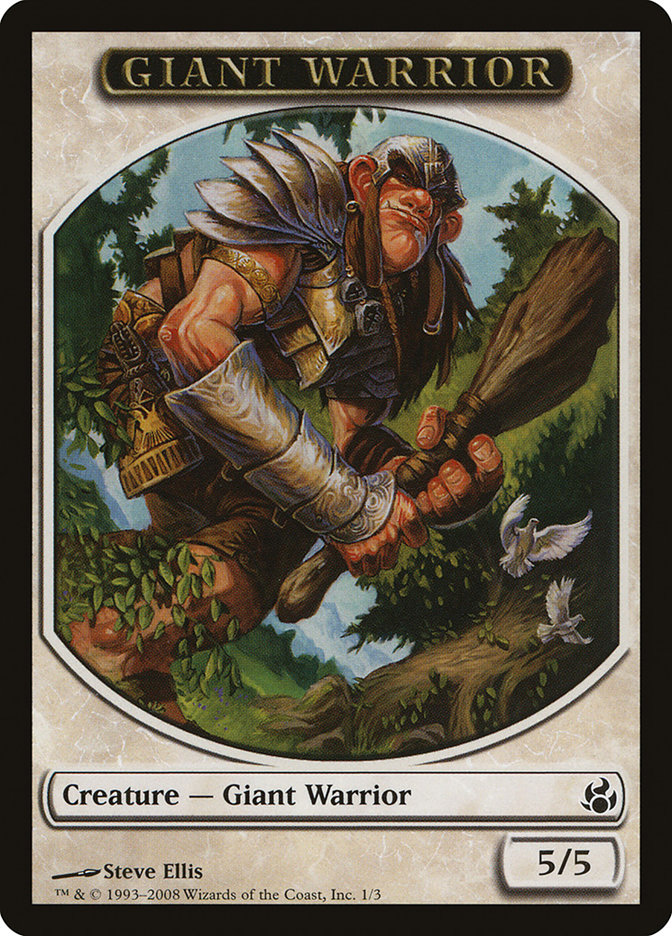 Giant Warrior TMOR-1 Morningtide Tokens Magic card