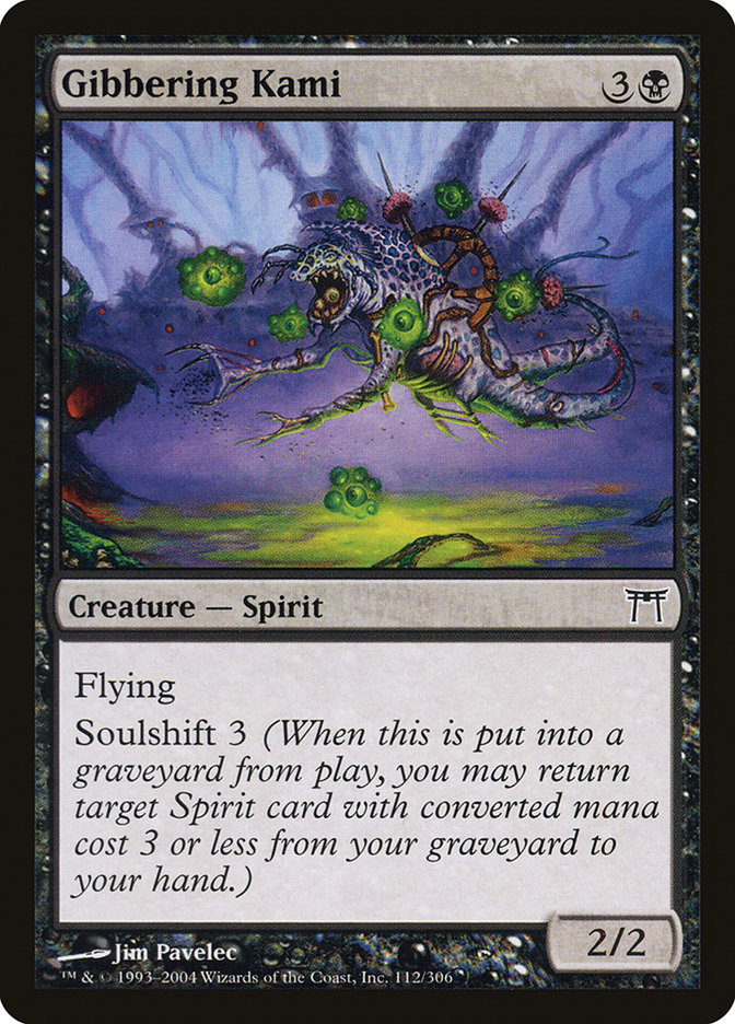 Gibbering Kami CHK-112 Champions of Kamigawa Magic card
