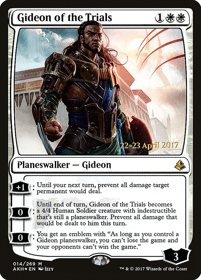Gideon of the Trials PAKH-14S Amonkhet Promos Magic card
