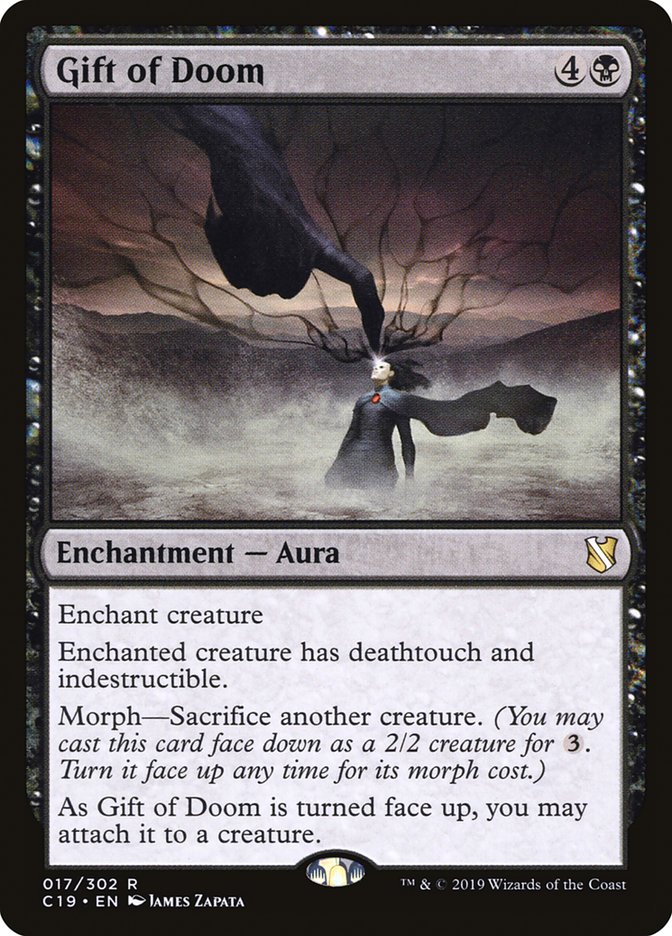 Gift of Doom C19-17 Commander 2019 Magic card