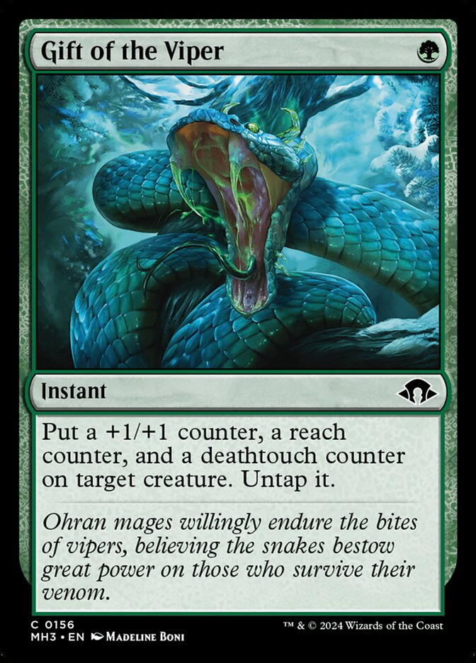 Gift of the Viper MH3-156 Modern Horizons 3 Magic card