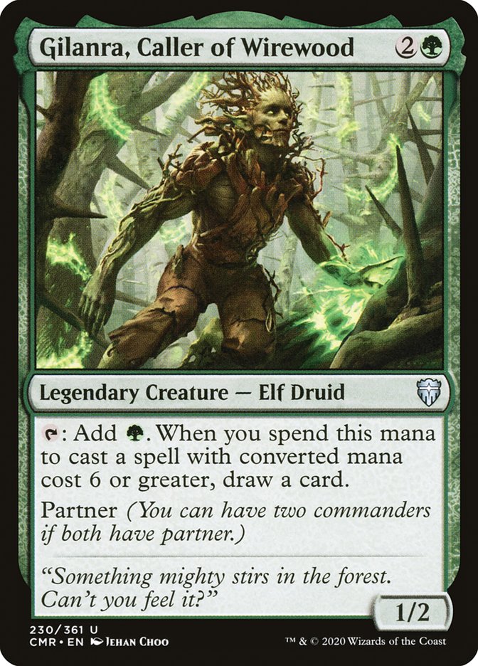 Gilanra, Caller of Wirewood CMR-230 Commander Legends Magic card