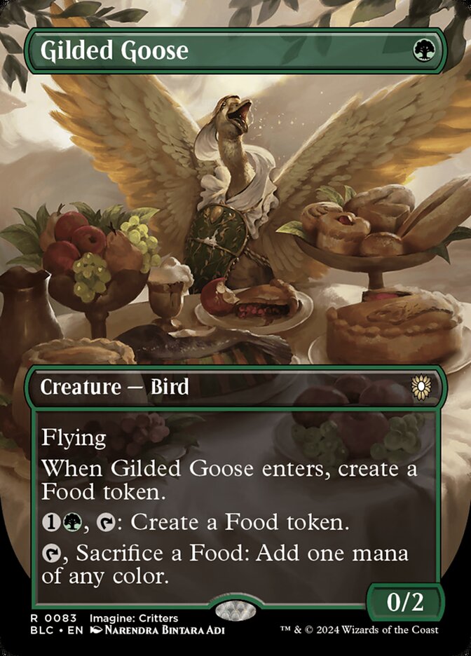 Gilded Goose BLC-83 Bloomburrow Commander Magic card