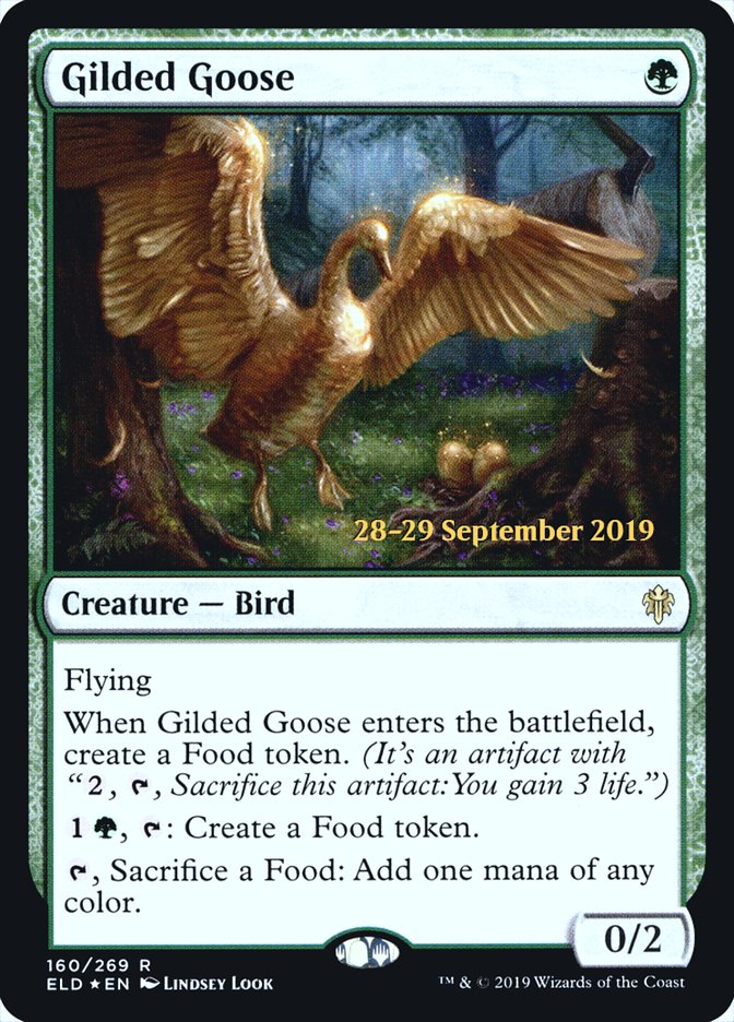 Gilded Goose PELD-160S Throne of Eldraine Promos Magic card