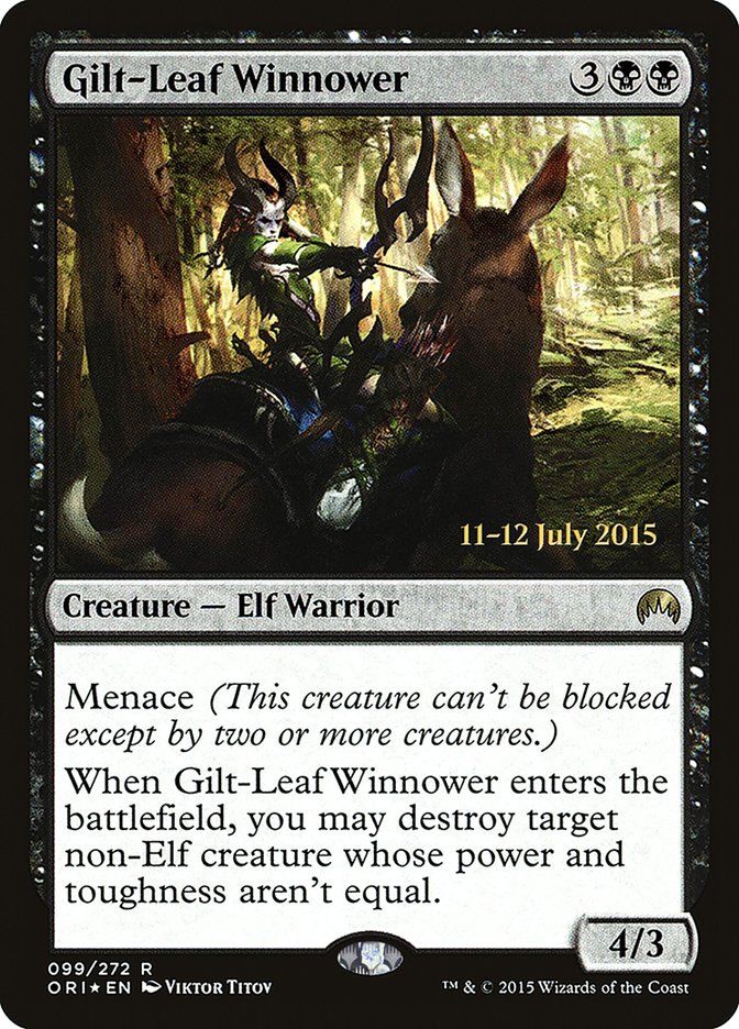 Gilt-Leaf Winnower PORI-99S Magic Origins Promos Magic card