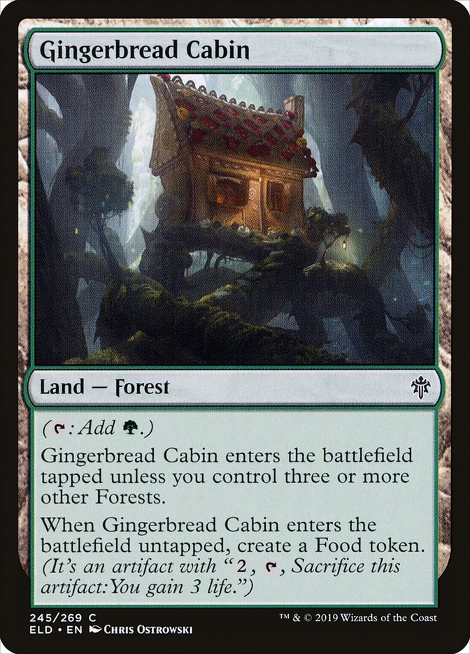 Gingerbread Cabin ELD-245 Throne of Eldraine Magic card