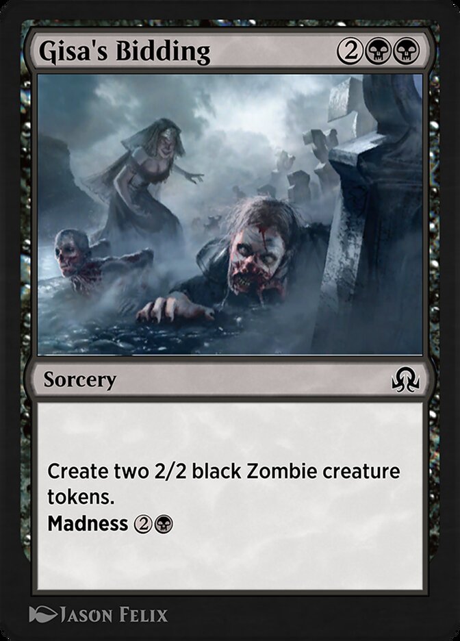 Gisa's Bidding SIR-113 Shadows over Innistrad Remastered Magic card