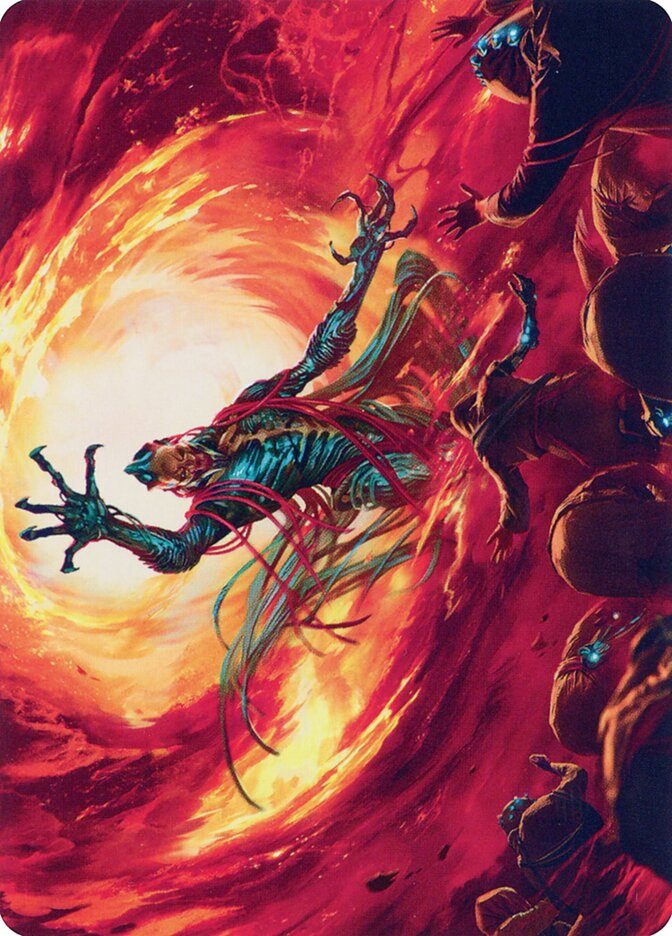 Gix, Yawgmoth Praetor // Gix, Yawgmoth Praetor ABRO-16 The Brothers' War Art Series Magic card