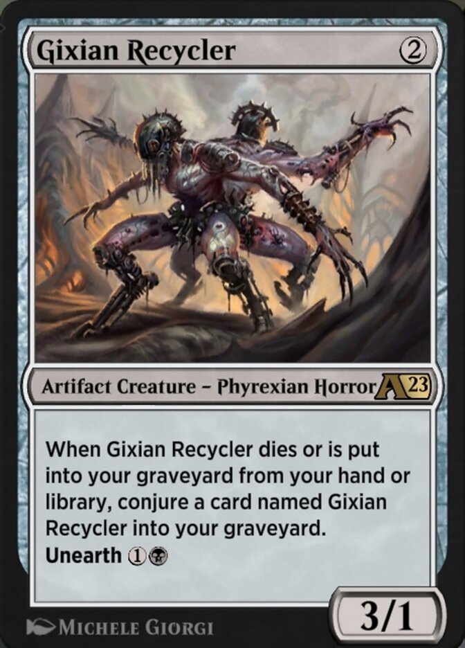 Gixian Recycler YBRO-27 Alchemy: The Brothers' War Magic card