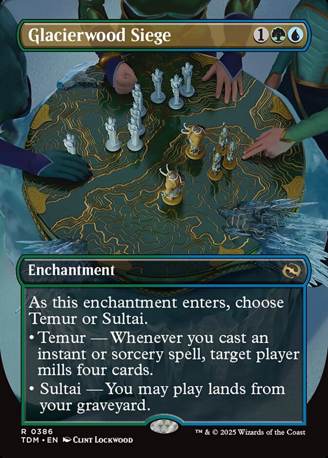 Glacierwood Siege TDM-386 Tarkir: Dragonstorm Magic card