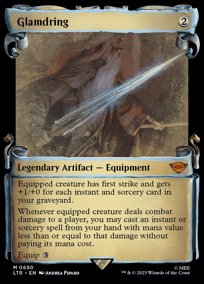 Glamdring LTR-690 The Lord of the Rings: Tales of Middle-earth Magic card