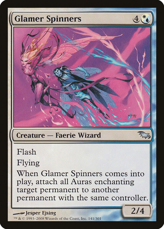 Glamer Spinners SHM-141 Shadowmoor Magic card