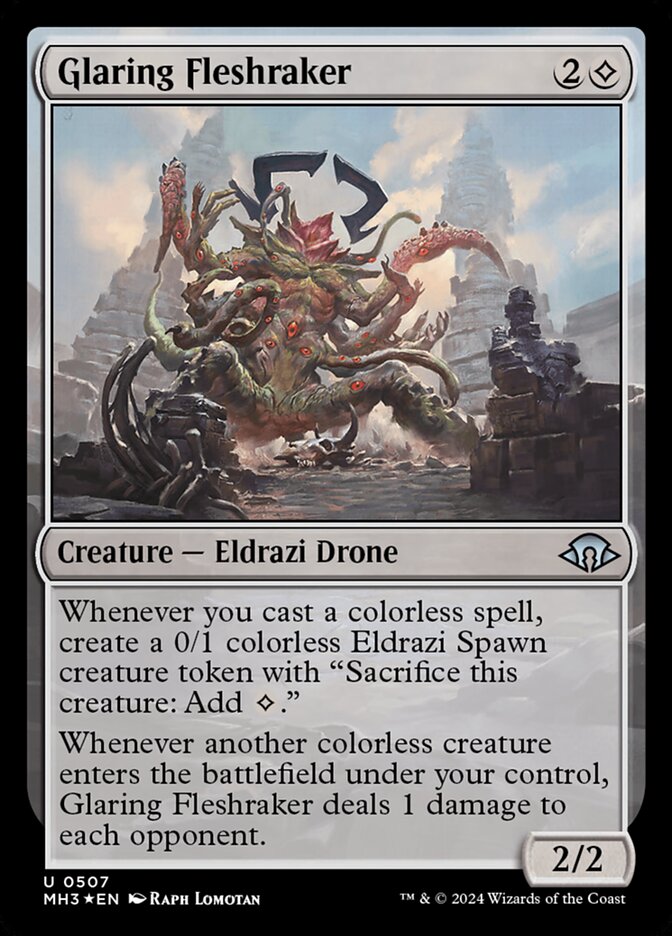 Glaring Fleshraker MH3-507 Modern Horizons 3 Magic card