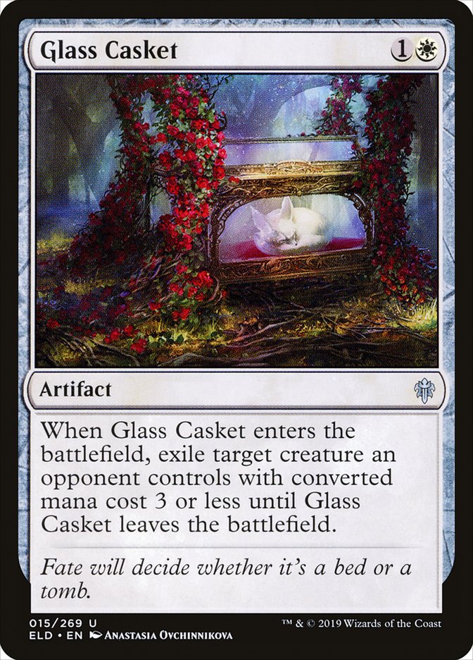 Glass Casket ELD-15 Throne of Eldraine Magic card