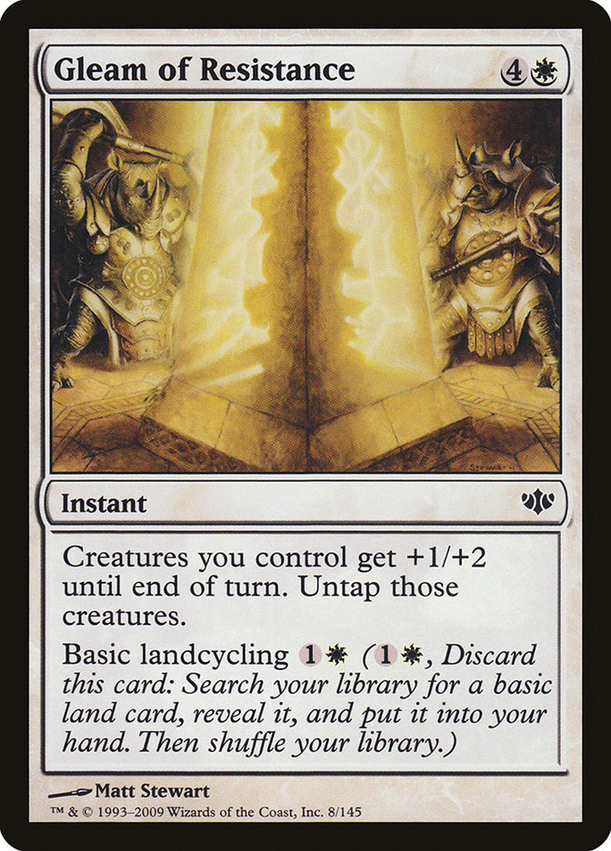 Gleam of Resistance CON-8 Conflux Magic card
