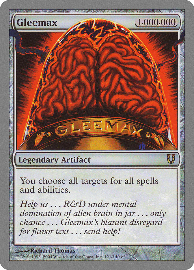 Gleemax UNH-121 Unhinged Magic card