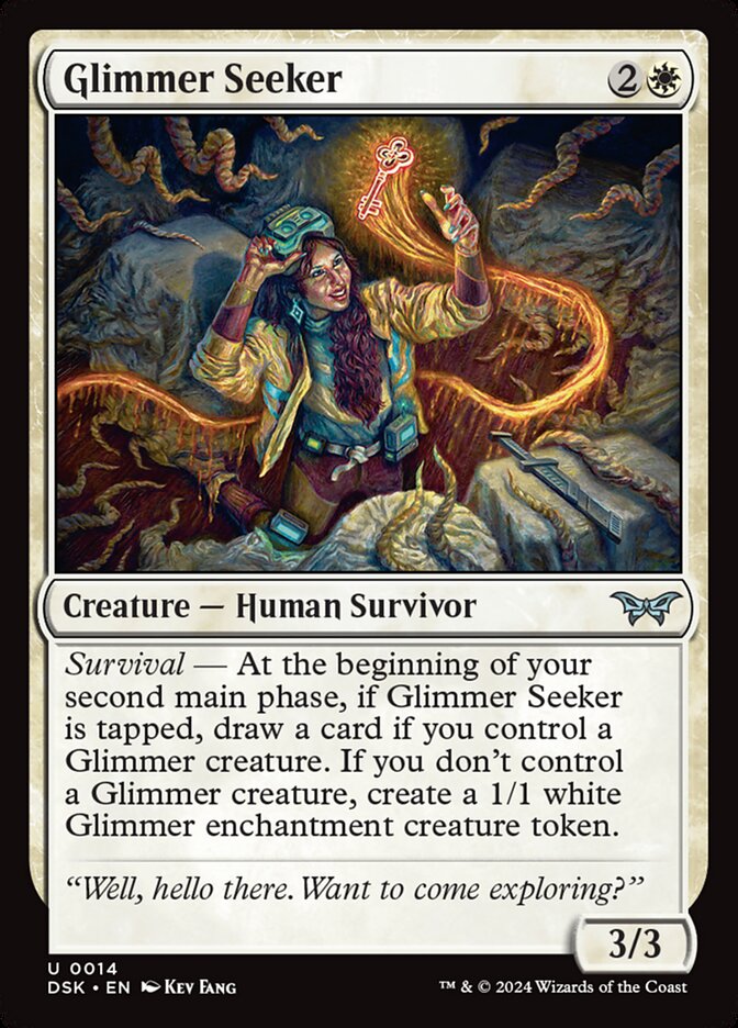 Glimmer Seeker DSK-14 Duskmourn: House of Horror Magic card