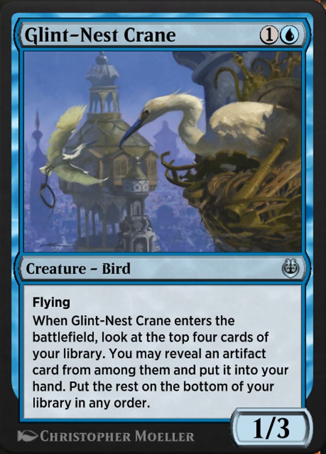 Glint-Nest Crane KLR-50 Kaladesh Remastered Magic card