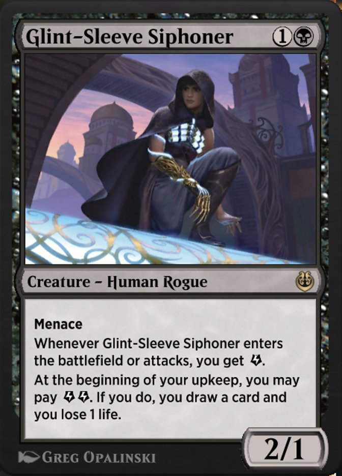 Glint-Sleeve Siphoner KLR-92 Kaladesh Remastered Magic card