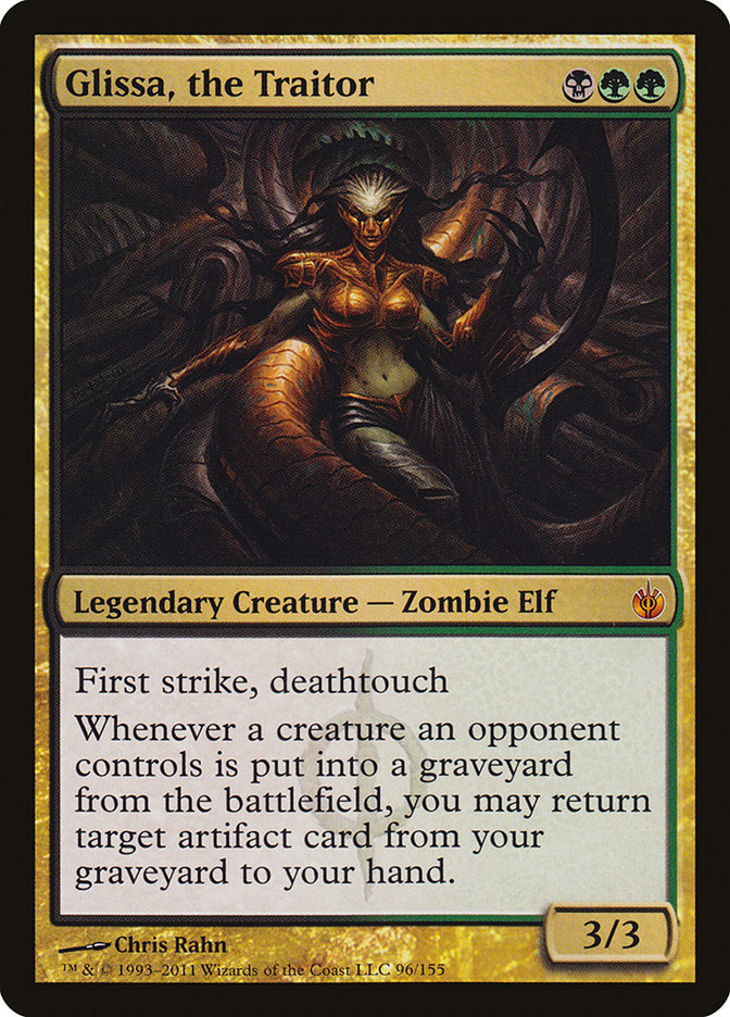 Glissa, the Traitor MBS-96 Mirrodin Besieged Magic card