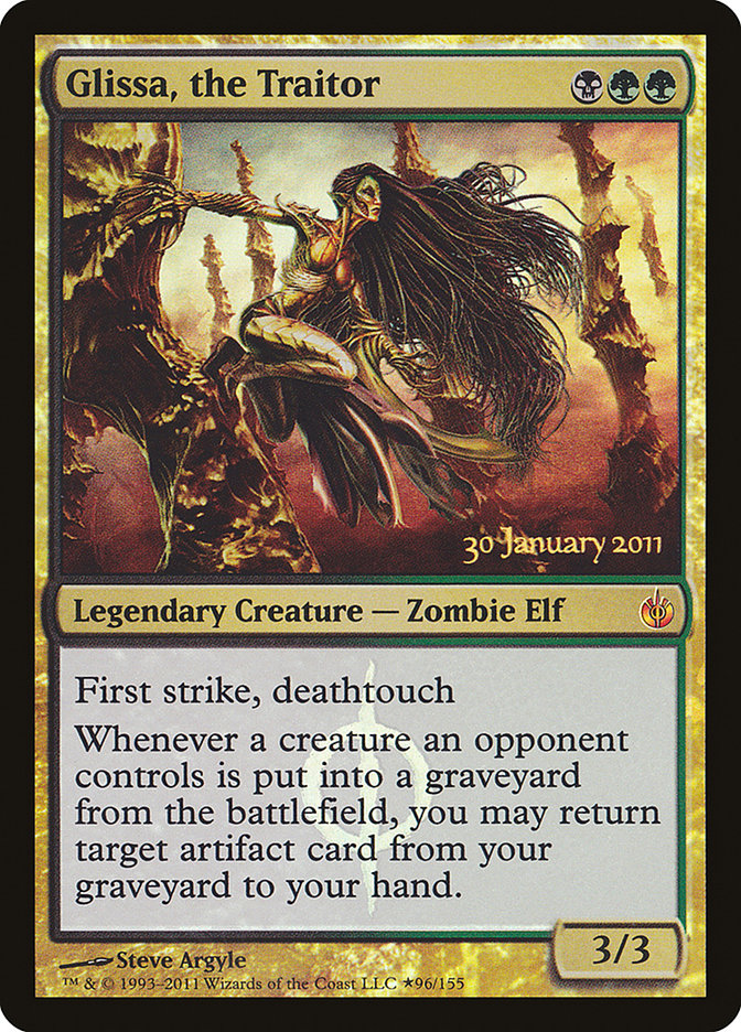 Glissa, the Traitor PMBS-96STAR Mirrodin Besieged Promos Magic card