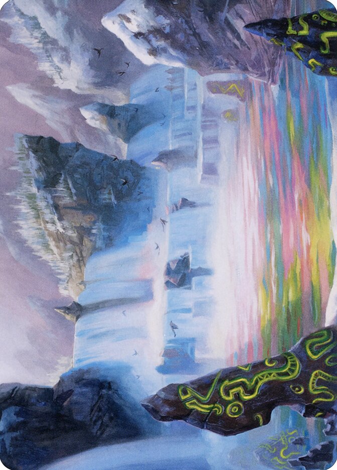 Glittering Frost // Glittering Frost AKHM-45 Kaldheim Art Series Magic card