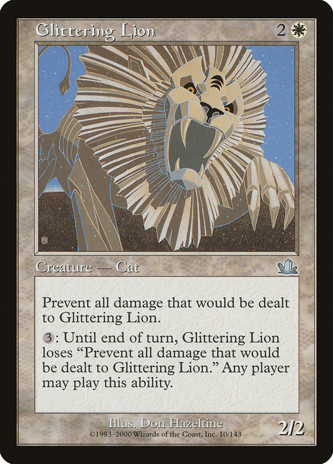 Glittering Lion PCY-10 Prophecy Magic card
