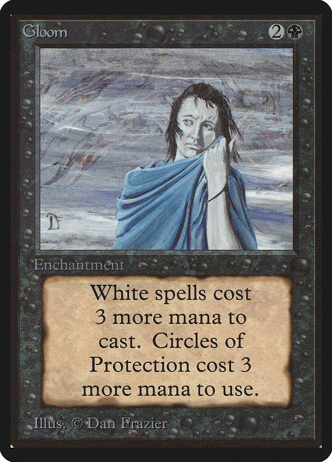 Gloom LEB-111 Limited Edition Beta Magic card