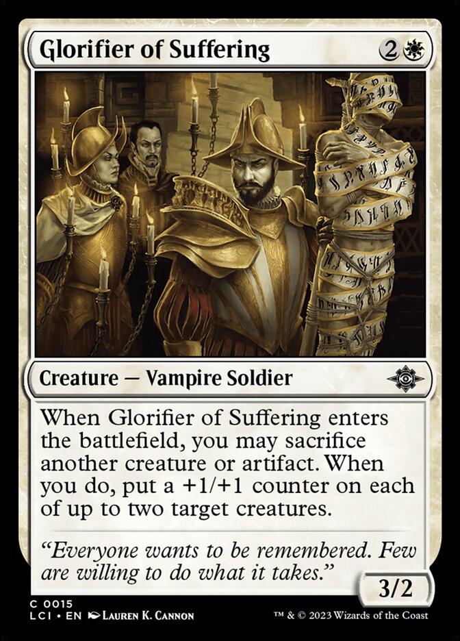 Glorifier of Suffering LCI-15 The Lost Caverns of Ixalan Magic card