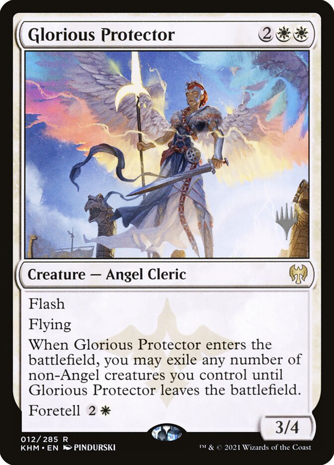 Glorious Protector PKHM-12P Kaldheim Promos Magic card