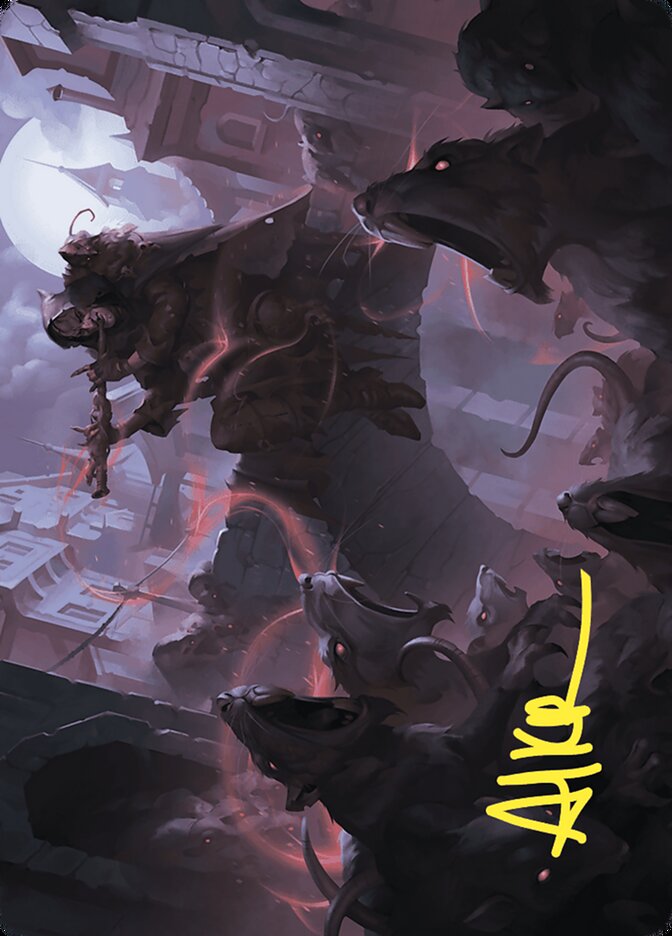 Gnawing Crescendo // Gnawing Crescendo AWOE-17 Wilds of Eldraine Art Series Magic card