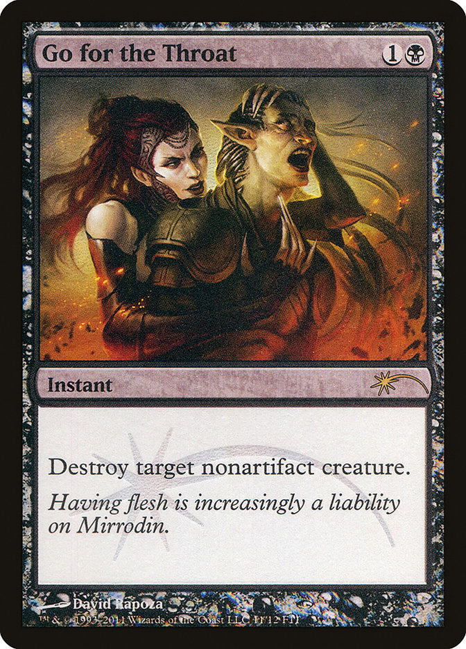Go for the Throat F11-11 Friday Night Magic 2011 Magic card