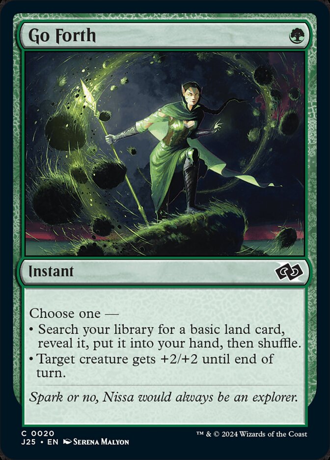 Go Forth J25-20 Foundations Jumpstart Magic card