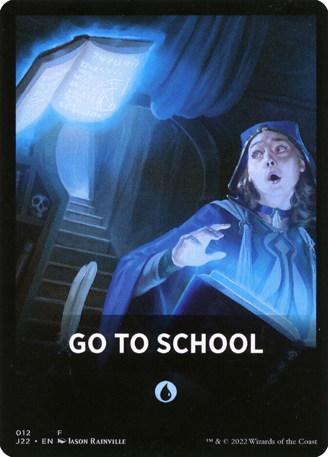 Go to School FJ22-12 Jumpstart 2022 Front Cards Magic card