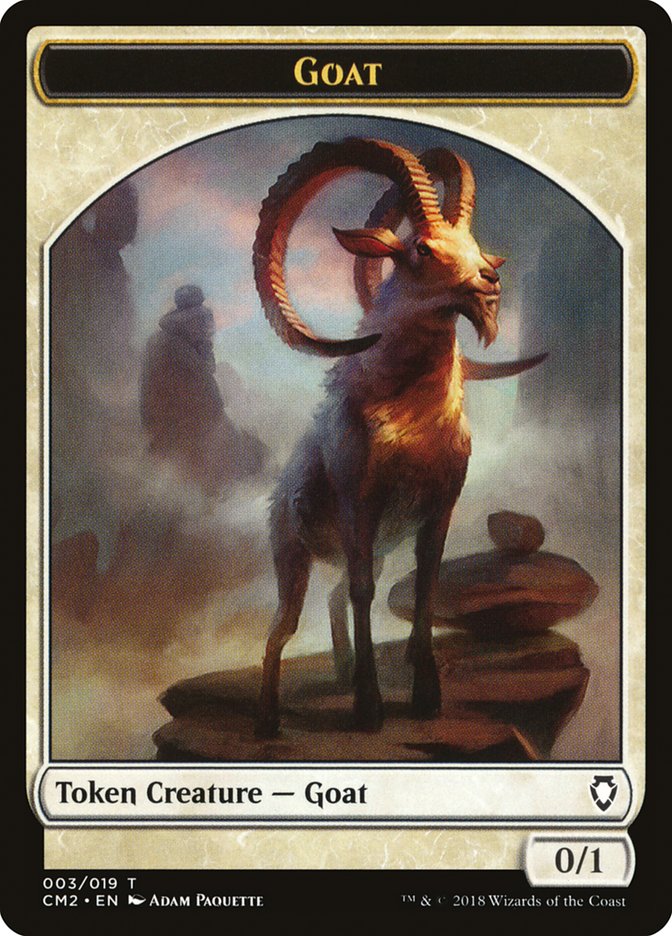 Goat TCM2-3 Commander Anthology Volume II Tokens Magic card